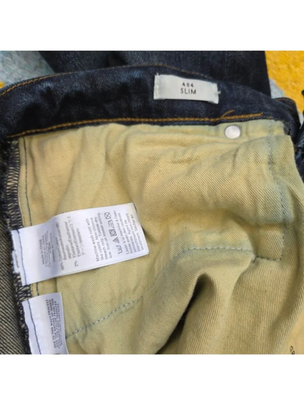 J.Crew Men's Slim 484 Kurabo Fabric Dark Denim Jeans 33x32